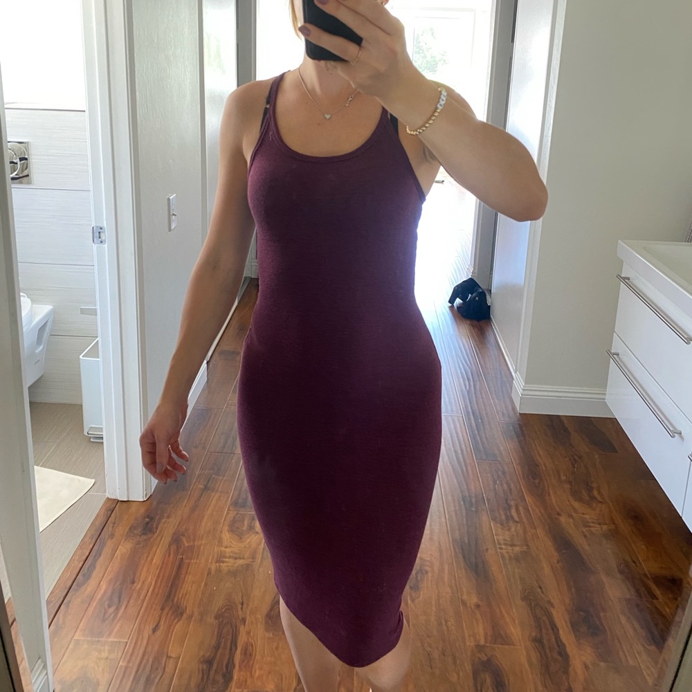 Leith mauve/ raspberry Bodycon dress. Size XS